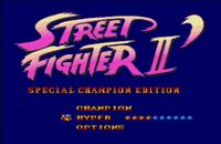 Street Fighter 2 - Special Champion Edition, capture d'écran